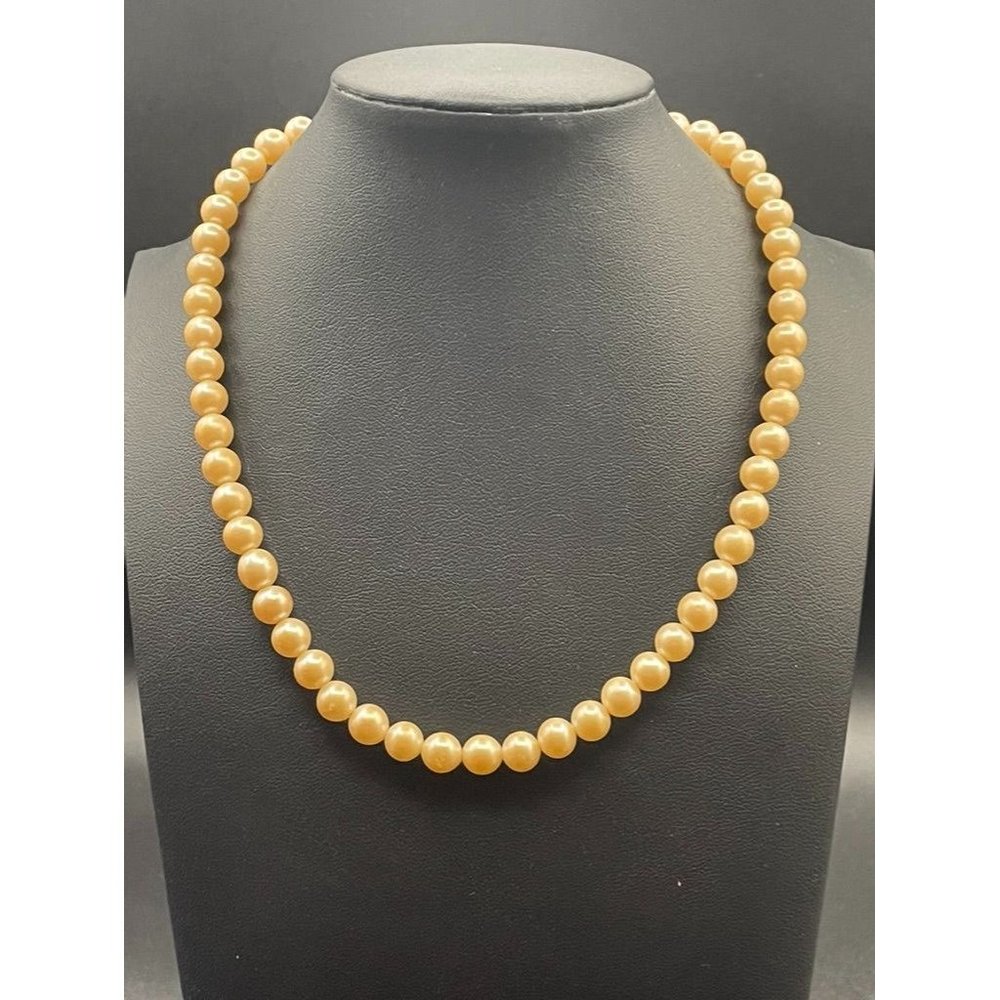 Faux Pearls Small Beaded Necklace Length 17 inches